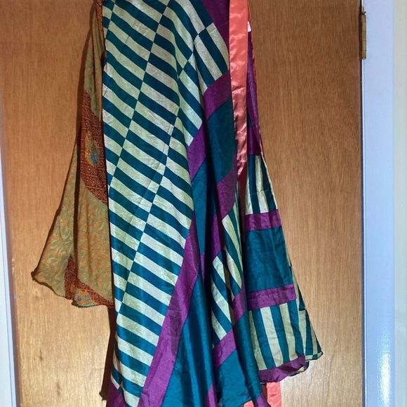 NWT Darn Good Yarn wrap around skirt ankle length Regular size 4-12 - Picture 2 of 7